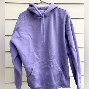 PacSun Men’s Fit Purple Solid Hoodie. M ( loose more comfortable fit for woman)